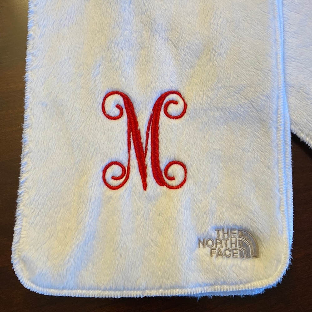NEW! Monogrammed North Face Scarf